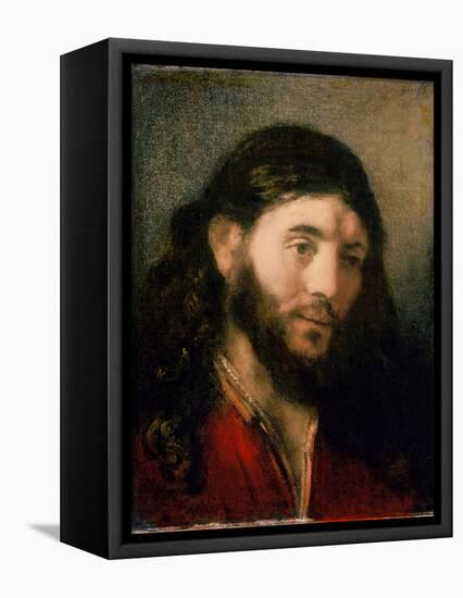 Head of Christ-Rembrandt van Rijn-Framed Premier Image Canvas