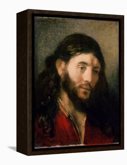 Head of Christ-Rembrandt van Rijn-Framed Premier Image Canvas