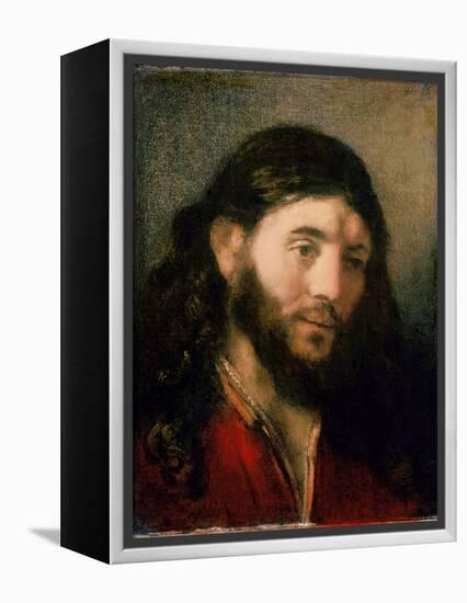 Head of Christ-Rembrandt van Rijn-Framed Premier Image Canvas