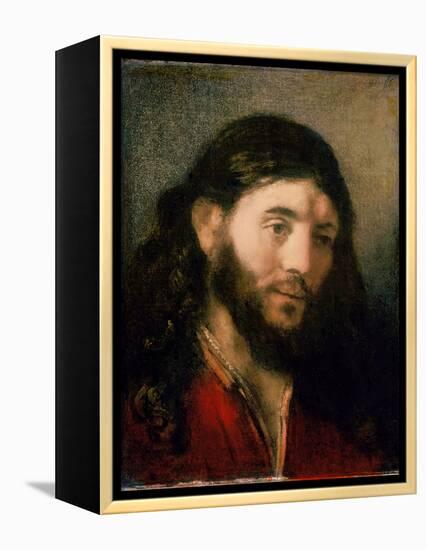 Head of Christ-Rembrandt van Rijn-Framed Premier Image Canvas