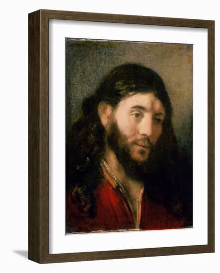 Head of Christ-Rembrandt van Rijn-Framed Giclee Print