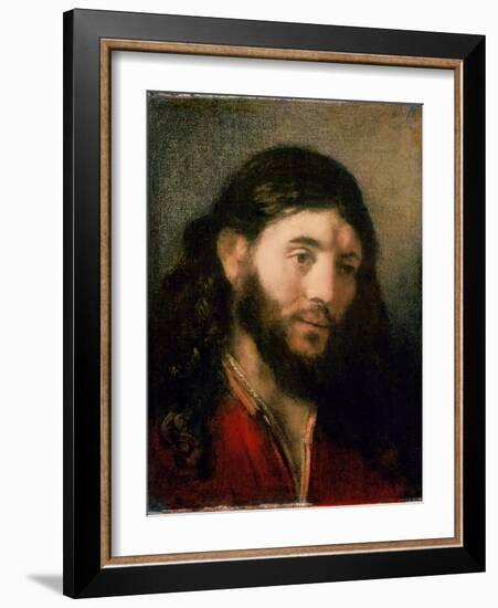 Head of Christ-Rembrandt van Rijn-Framed Giclee Print