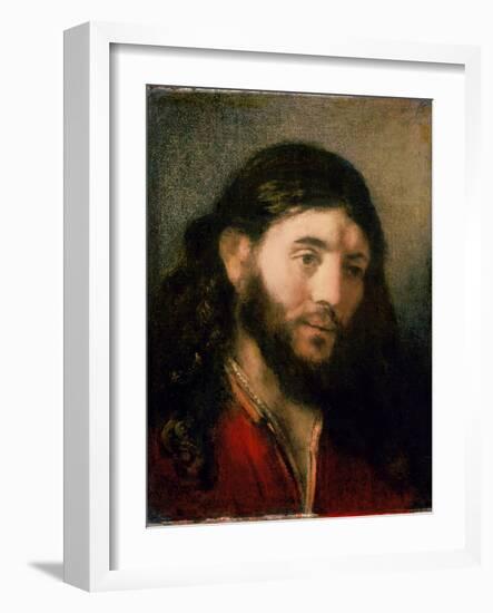 Head of Christ-Rembrandt van Rijn-Framed Giclee Print