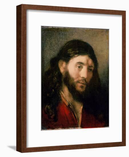 Head of Christ-Rembrandt van Rijn-Framed Giclee Print