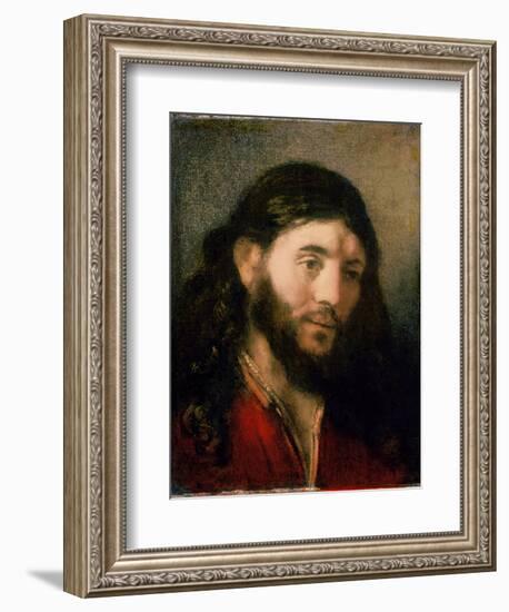 Head of Christ-Rembrandt van Rijn-Framed Giclee Print