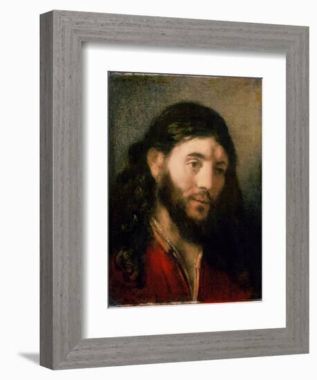 Head of Christ-Rembrandt van Rijn-Framed Giclee Print