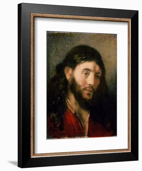 Head of Christ-Rembrandt van Rijn-Framed Giclee Print