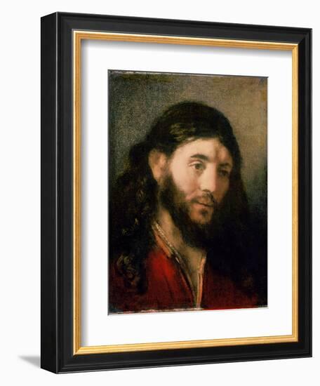 Head of Christ-Rembrandt van Rijn-Framed Giclee Print