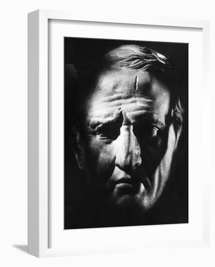 Head of Cicero-Gjon Mili-Framed Photographic Print