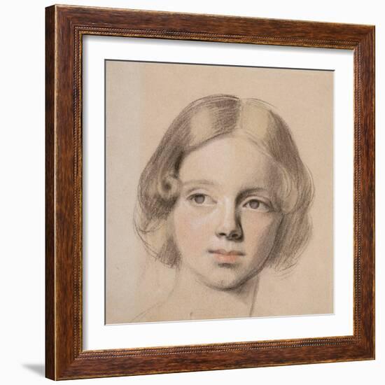 Head of Emma Sandys-Anthony Frederick Augustus Sandys-Framed Giclee Print