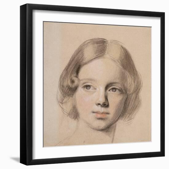 Head of Emma Sandys-Anthony Frederick Augustus Sandys-Framed Giclee Print