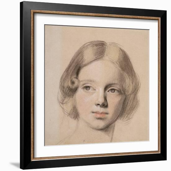 Head of Emma Sandys-Anthony Frederick Augustus Sandys-Framed Giclee Print