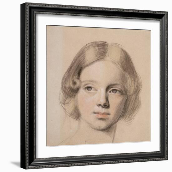 Head of Emma Sandys-Anthony Frederick Augustus Sandys-Framed Giclee Print