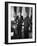 Head of 'Food for Peace' Program George S. Mcgovern with Pres. John F. Kennedy at White House-null-Framed Photographic Print