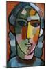 Head of Girl; Madchenkopf, C. 1915-16-Alexej Von Jawlensky-Mounted Giclee Print