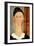 Head of Girl; Testa Di Ragazza, c.1918-Amedeo Modigliani-Framed Giclee Print