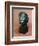 Head of Gwen John (1876-1939) (Head of Whistler's Muse) (Bronze)-Auguste Rodin-Framed Giclee Print