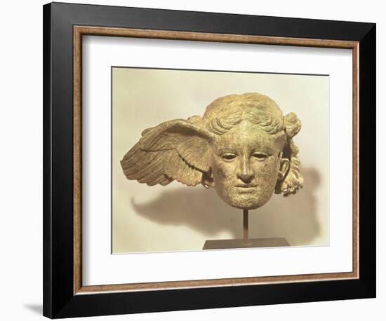 Head of Hypnos, or Sleep, an Auxiliary of Hades, Represented as a Winged Youth-null-Framed Giclee Print