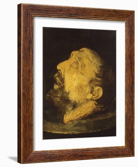 Head of John Baptist-Giovanni Battista Crespi-Framed Giclee Print