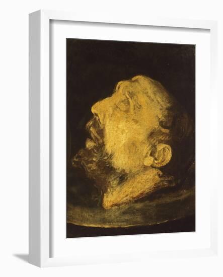 Head of John Baptist-Giovanni Battista Crespi-Framed Giclee Print