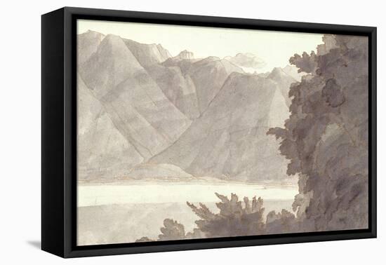 Head of Lake Geneva-Francis Towne-Framed Premier Image Canvas