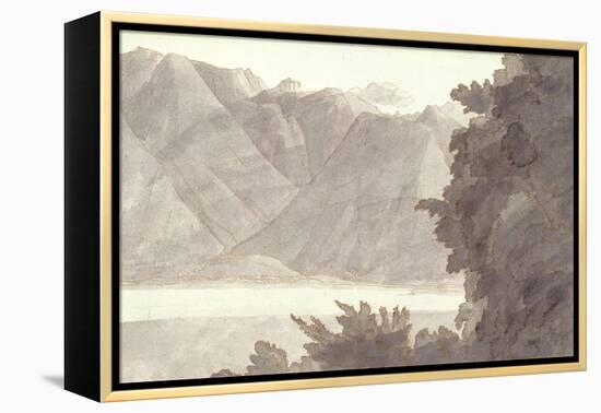 Head of Lake Geneva-Francis Towne-Framed Premier Image Canvas