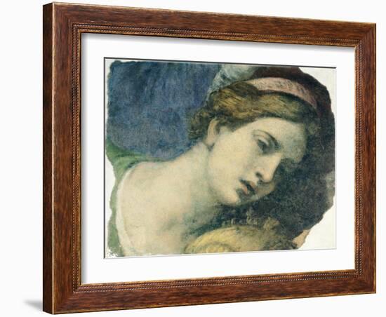 Head of Magdalene-Guido Reni-Framed Giclee Print