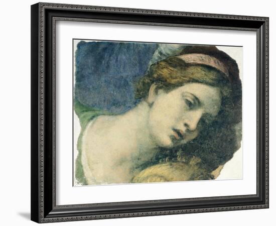 Head of Magdalene-Guido Reni-Framed Giclee Print