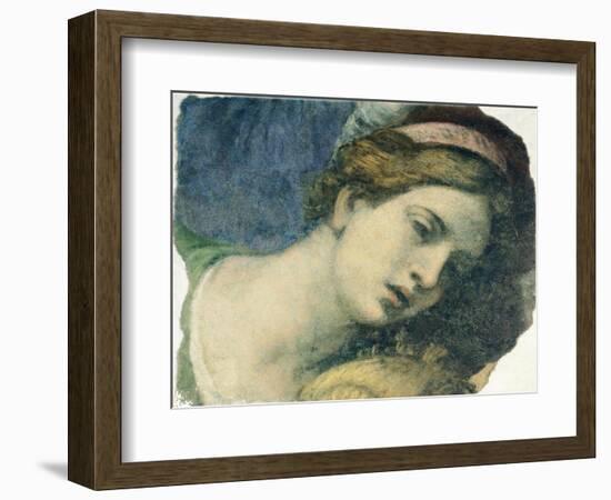 Head of Magdalene-Guido Reni-Framed Giclee Print