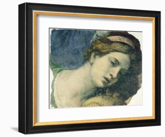 Head of Magdalene-Guido Reni-Framed Giclee Print