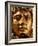 Head of Medusa, Gilded Bronze, 2nd - 3rd century, from Temple of Asclepius, Ulpia Traiana, Romania-null-Framed Photographic Print