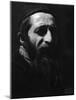 Head of Middle Aged, Bearded, Jewish Man from Poland in Cap and Jacket-John Phillips-Mounted Photographic Print