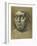 Head of Pope Leo X (Chalk on Paper)-Giulio Romano-Framed Giclee Print