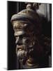 Head of Prophet, Bronze Panel-Lorenzo Ghiberti-Mounted Giclee Print