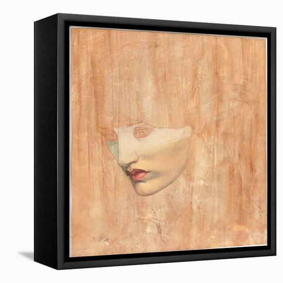 Head of Proserpine-Dante Gabriel Rossetti-Framed Premier Image Canvas