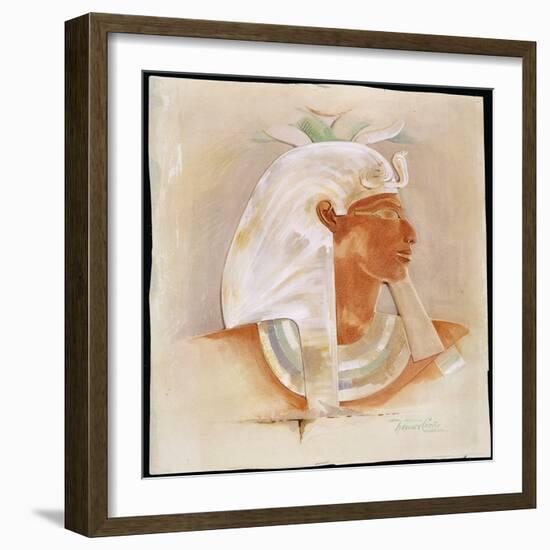 Head of Queen Makare Hatshepsut-Howard Carter-Framed Giclee Print