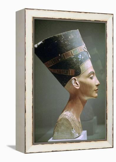 Head of Queen Nefertiti of Egypt. Artist: Unknown-Unknown-Framed Premier Image Canvas