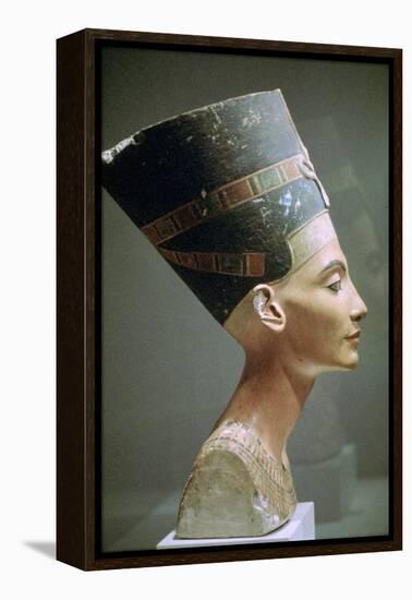 Head of Queen Nefertiti of Egypt. Artist: Unknown-Unknown-Framed Premier Image Canvas