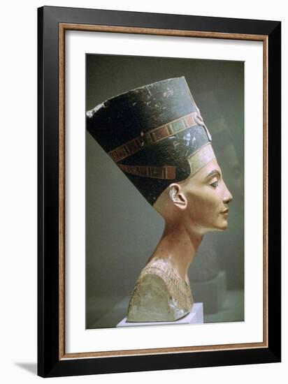 Head of Queen Nefertiti of Egypt. Artist: Unknown-Unknown-Framed Giclee Print