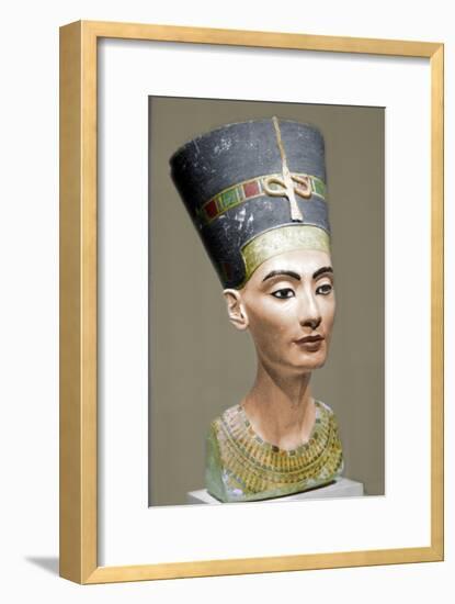 Head of Queen Nefertiti of Egypt-Unknown-Framed Giclee Print