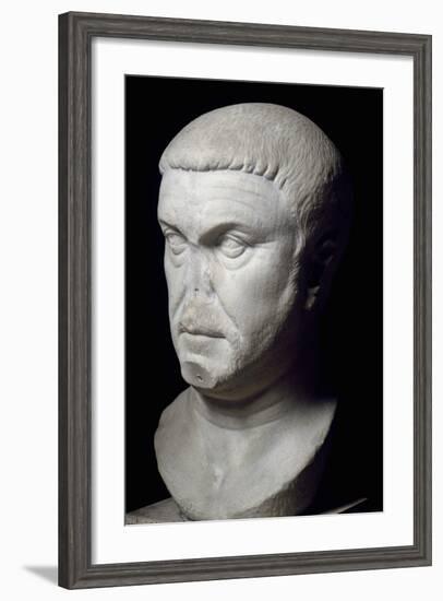 Head of Roman Emperor Maximian, 3rd Century-null-Framed Giclee Print