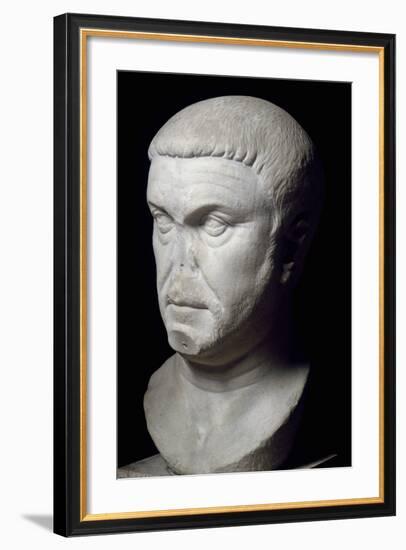 Head of Roman Emperor Maximian, 3rd Century-null-Framed Giclee Print