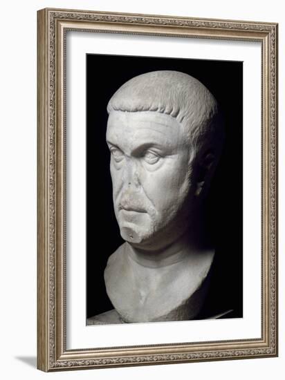 Head of Roman Emperor Maximian, 3rd Century-null-Framed Giclee Print