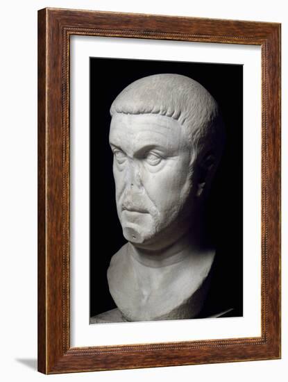 Head of Roman Emperor Maximian, 3rd Century-null-Framed Giclee Print