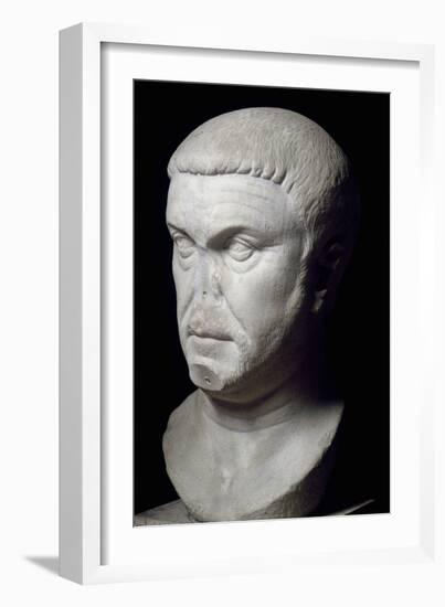 Head of Roman Emperor Maximian, 3rd Century-null-Framed Giclee Print