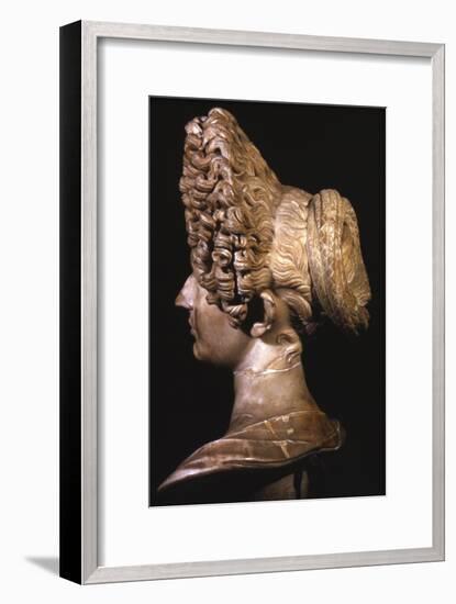 Head of Roman Lady of Flavian Period, late 1st century-Unknown-Framed Giclee Print