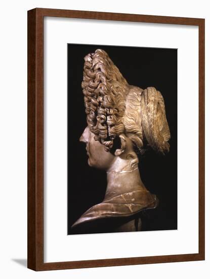 Head of Roman Lady of Flavian Period, late 1st century-Unknown-Framed Giclee Print