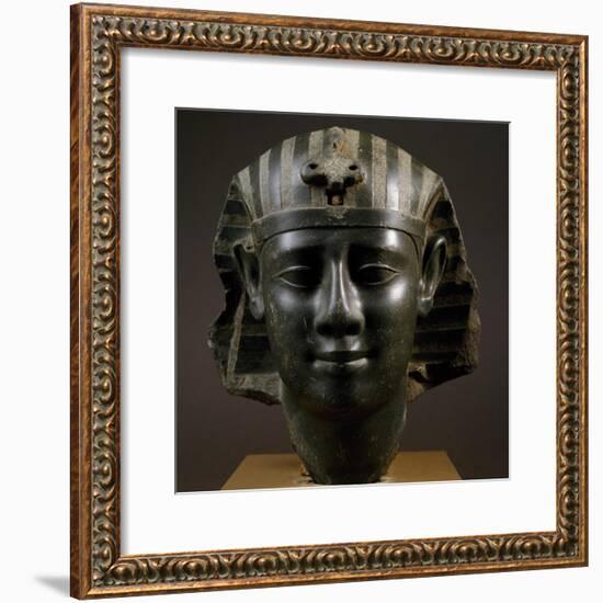 Head of Royal Man Wearing Nemes Headdress-null-Framed Giclee Print
