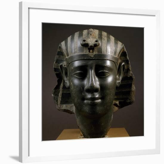 Head of Royal Man Wearing Nemes Headdress-null-Framed Giclee Print