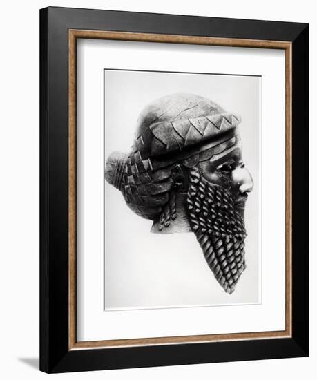 Head of Sargon I 2400-2200 BC-Mesopotamian-Framed Giclee Print